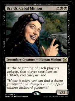 MTG Braids, Cabal Minion LP Light Play Eternal Masters - Image 1