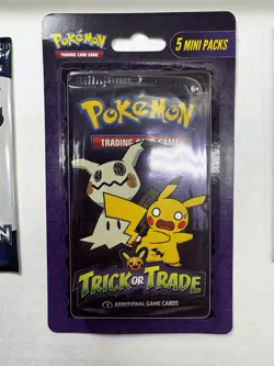 Pokemon Tin Lot Sealed Trick or Trade Pack + Sun & Moon + Promo Packs - Image 2