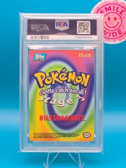 PSA 7 - 1999 Topps Pokemon, Dragonite #149, Movie Edition-Foil - Image 2