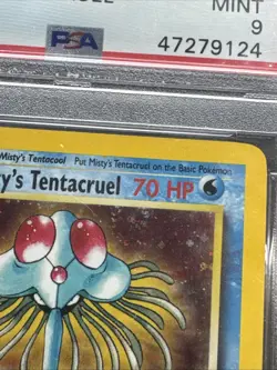 Pokemon 2000 Gym Heroes Misty's Tentacruel Holo 10/132 PSA Graded Mint 9 SWIRL - Image 3