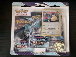 Pokemon Sword Shield Chilling Reign 3-Pack Blister Snorlax - Image 2