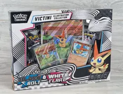 Pokemon - Black Bolt & White Flare Unova Victini Illustration Collection In Hand - Image 1