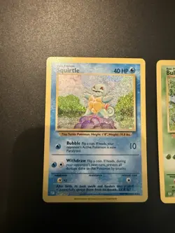 Pokemon TCG Base Set Bulbasaur, Squirtle, Charmander , Holo - Image 5