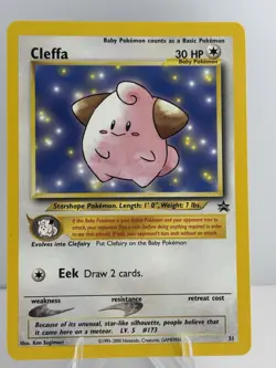 Cleffa 31/53 Wotc Black Star Promo Regular Pokemon NM - Image 1