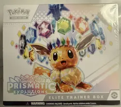 🔥NEW Pokemon Prismatic Evolutions Elite Trainer Box ETB Sealed SCARLET & VILOET - Image 1