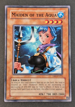 Yugioh TCG - 1x Maiden of the Aqua - DB2-EN211 - NM - Unlimited - Common - 2005 - Image 1