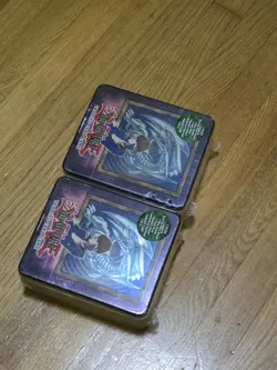Yugioh 2002 Collectors Tin, Kaiba, Blue Eyes White Dragon, New, Factory Sealed - Image 2