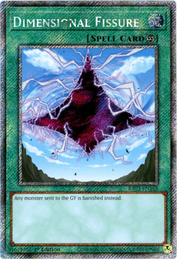 YuGiOh! Dimension Fusion RA03-EN163 - Platinum Secret Rare 1st Edition - NM/M - Image 1