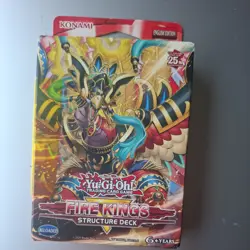 YuGiOh TCG: Fire Kings Revamped Structure Deck : 1st Edition : New and Sealed - Image 1
