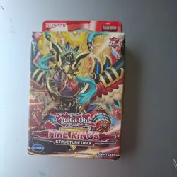 YuGiOh TCG: Fire Kings Revamped Structure Deck : 1st Edition : New and Sealed - Image 1