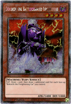 YuGiOh! Dekoichi the Battlechanted Locomotive - RA03-EN144 Platinum Secret Rare - Image 1