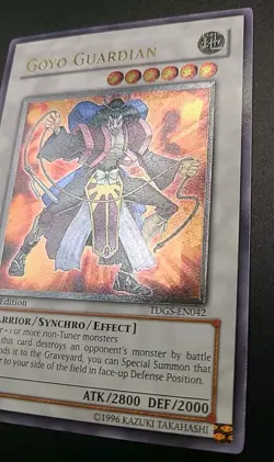 Goyo Guardian 1st Edition TDGS-EN042 UTR Ultimate Rare Yugioh Card English (VLP) - Image 3