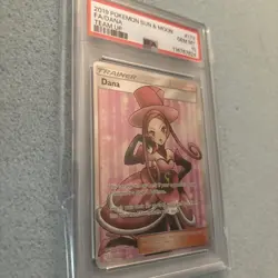 2019 Pokemon Sun & Moon Team Up # 173 Full Art Dana PSA 10 Card GEM MINT! Waifu - Image 4