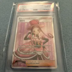 2019 Pokemon Sun & Moon Team Up # 173 Full Art Dana PSA 10 Card GEM MINT! Waifu - Image 5