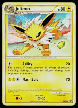 Pokemon Card - Jolteon Undaunted 28/90 Uncommon - Image 1