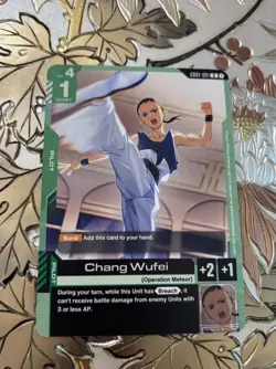 Gundam Card Game Singles GD01-091 U Chang Wufei New Type Rising - Image 1