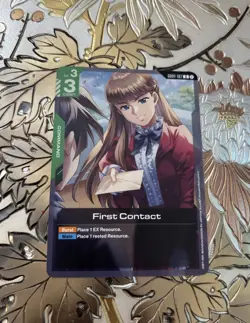 Gundam Card Game Singles GD01-107 U First Contact New Type Rising - Image 1