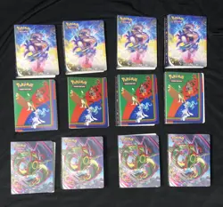 Lot of 12 Pokemon Mini Portfolio Card Protectors Various Styles Mini Binders - Image 1