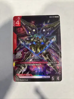 Kshatriya (GD01-044) - Newtype Rising #GD01-044 LR - NM Foil Gundam Card Game - Image 1