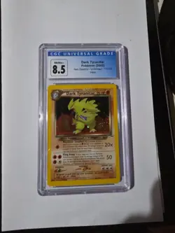 CGC 8.5 Dark Tyranitar 2002 Neo Destiny 11/105 Holo Pokemon Card - Image 1