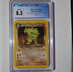 CGC 8.5 Dark Tyranitar 2002 Neo Destiny 11/105 Holo Pokemon Card - Image 2