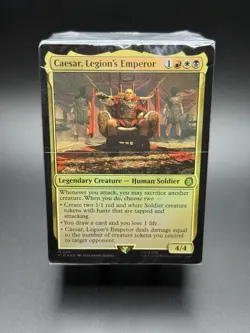 MTG | Magic The Gathering | Fallout | Commander Deck | Hail Caesar | Deck Only - Image 1