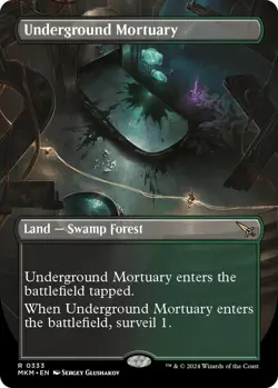 Underground Mortuary (Borderless) - Murders at Karlov Manor (MKM) NM MTG - Image 1
