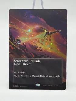MTG Edge Of Eternities Scavenger Grounds Borderless (Galaxy Foil) - Image 1