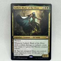 MTG - Lathril, Blade of the Elves Commander: Kaldheim Regular NM Unplayed - Image 1