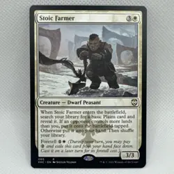 MTG - Stoic Farmer Commander: Kaldheim Regular NM Unplayed - Image 1