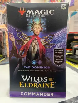 Wilds of Eldraine Commander Deck - Fae Dominion MTG Brand New Sealed - Image 1