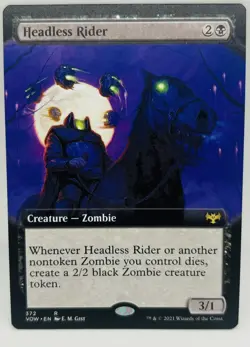 Headless Rider (Extended Art) [Innistrad: Crimson Vow] NM MTG - Image 1