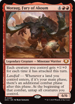 Moraug, Fury of Akoum - 89 - Commander: Edge of Eternities- Near Mint - MTG - Image 1