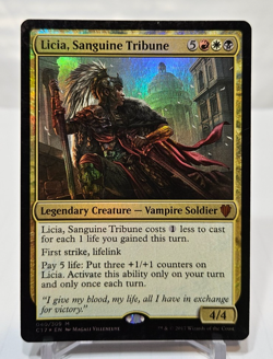 FOIL Licia, Sanguine Tribune Commander 2017 MTG Magic the Gathering 7215 - Image 1