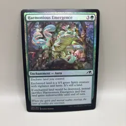 MTG Harmonious Emergence FOIL #190/302 Kamigawa: Neon Dynasty Common NM/M - Image 1