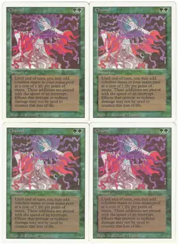 MTG Channel x4 Revised Edition Uncommon MP Playset - Image 1