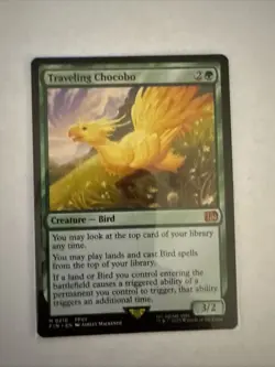 MTG Final Fantasy Traveling Chocobo Mythic M0210 Free Shipping - Image 1