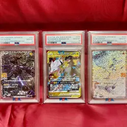 PSA 10 Pokemon Card Zekrom Reshiram GX 3set consecutive Sequential 020/021/036 - Image 1