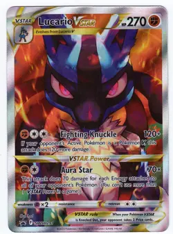 Lucario VSTAR SWSH291 Sword and Shield Black Star Promo Pokemon TCG NM - Image 1