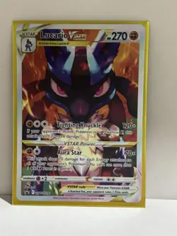 Lucario VSTAR SWSH291 Sword and Shield Black Star Promo Pokemon TCG NM - Image 1