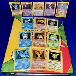 Pokemon 151 Original Complete Set 151/150 BASE JUNGLE FOSSIL Binder Collection - Image 1