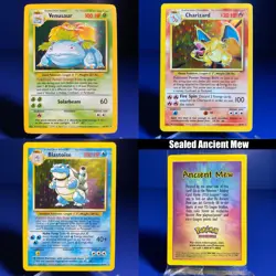 Original 151 Pokemon Cards 1999 [NM-LP] 100% Complete Set + Ancient Mew + 1st Ed - Image 2