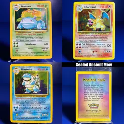 Original 151 Pokemon Cards 1999 [NM-LP] 100% Complete Set + Ancient Mew + 1st Ed - Image 2