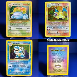 Original 151 Pokemon Cards 1999 [NM-LP] 100% Complete Set + Ancient Mew + 1st Ed - Image 2