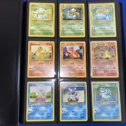 Original 151 Pokemon Cards Complete Set 1999 24 Holos 18 1st Edition [LP/MP] - Image 1