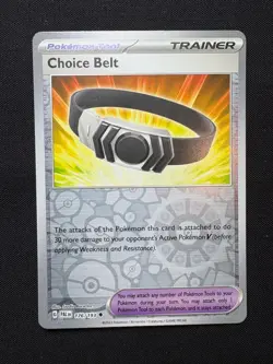 Choice Belt 176/193 Reverse Holo LP-NM - Pokemon TCG Paldea Evolved PAL Trainer - Image 1
