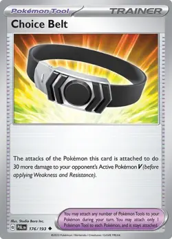 Choice Belt 176/193 Reverse Holo LP-NM - Pokemon TCG Paldea Evolved PAL Trainer - Image 3
