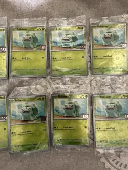 Pokemon TCG Bulbasaur X 10 Scarlet/Violet 151 Stamped Best Buy Promo 001/165 - Image 3