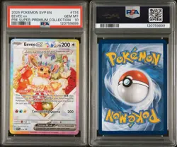 2025 POKEMON SVP PROMO PRISMATIC EVOLUTIONS SUPER-PREMIUM #174 EEVEE EX PSA 10 - Image 3