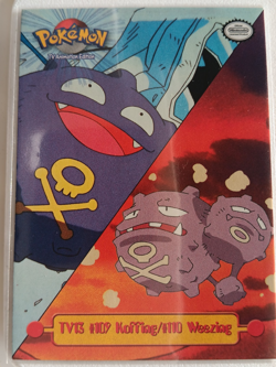 Pokemon - TV13 #109 Koffi/#110 Weezing Topps TV Animation Edition 1999 NM - Image 1